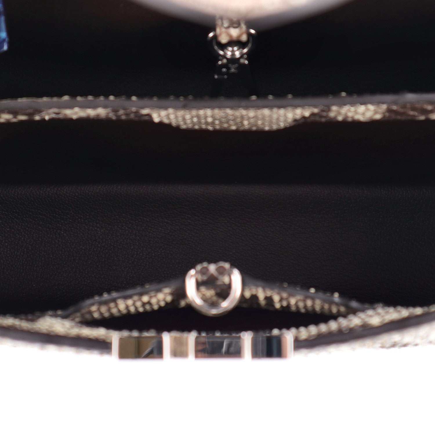 Louis Vuitton Snakeskin Capucines PM Naturel 5 of 9