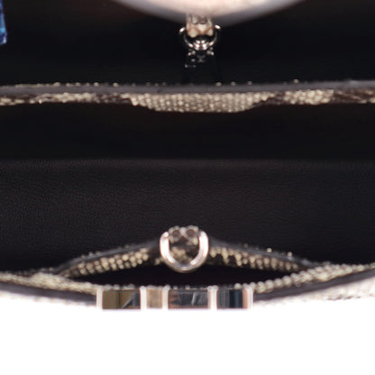 Louis Vuitton Snakeskin Capucines PM Naturel 5 of 9
