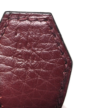 Hermes Taurillon Clemence Bolide 35 Bordeaux 7 of 9