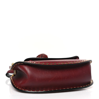 Chloe Calfskin Braided Small Hudson Shoulder Bag Sienna Red 4 of 15