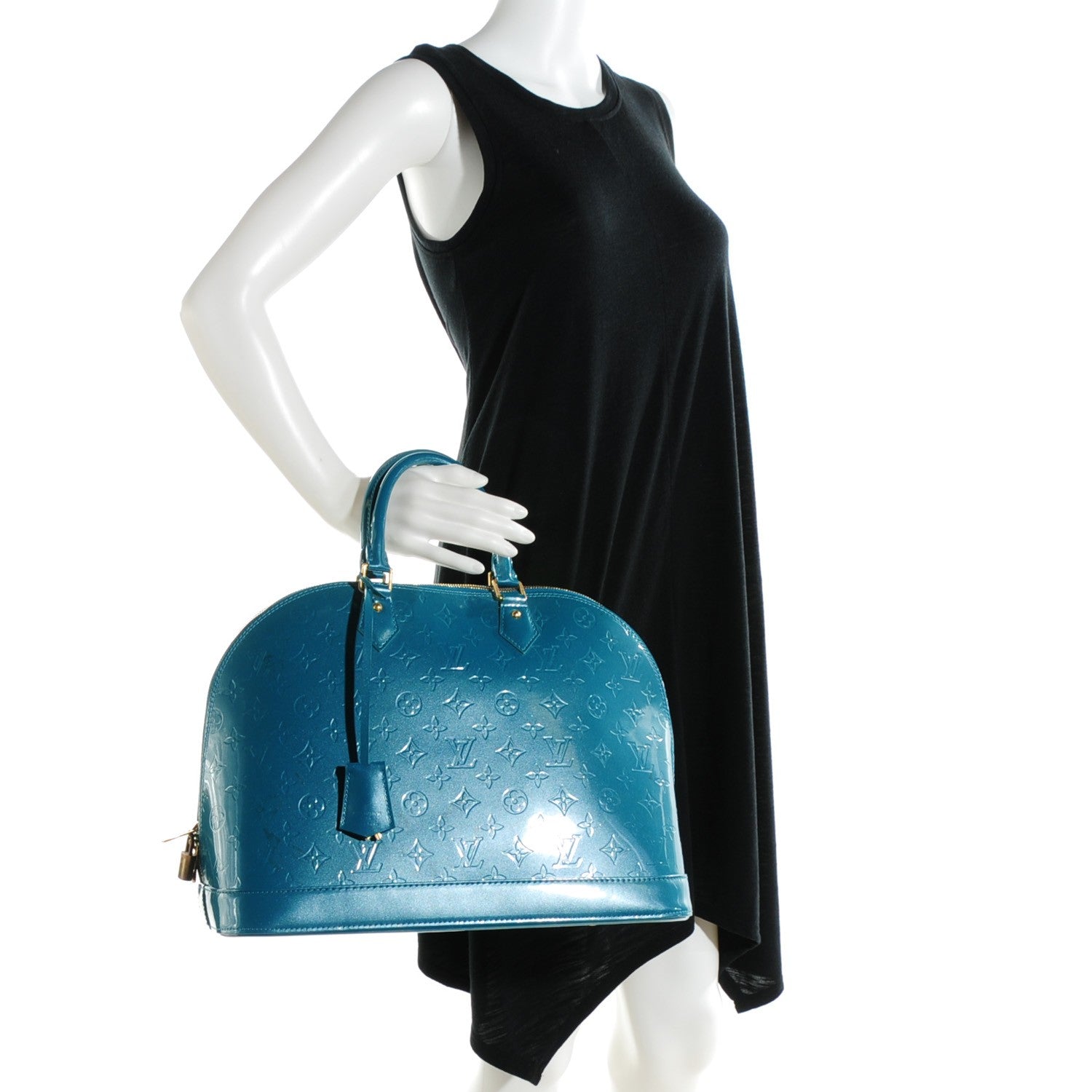 Louis Vuitton Vernis Alma GM Blue Galactic 2 of 10