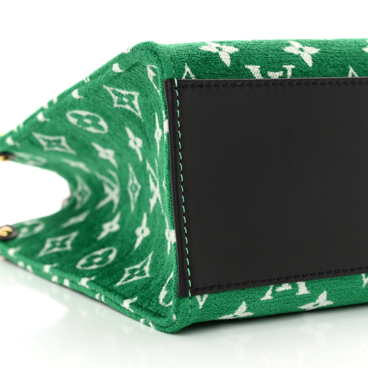Jacquard Velvet Monogram Onthego PM Green