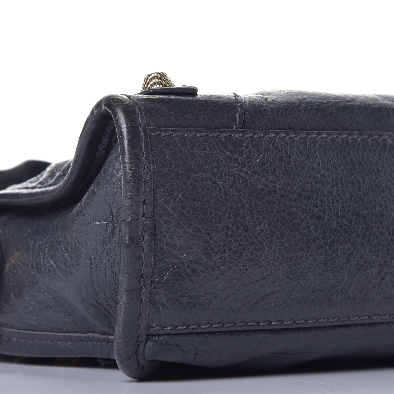 Balenciaga Agneau Giant 12 Gold Hardware Mini City Gris Fossile 8 of 9