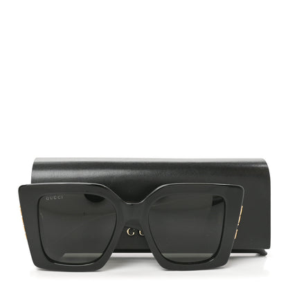 Gucci Acetate Square Frame Sunglasses GG2039S Black 7 of 7
