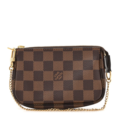 Louis Vuitton Damier Ebene Mini Pochette Accessories 1 of 11