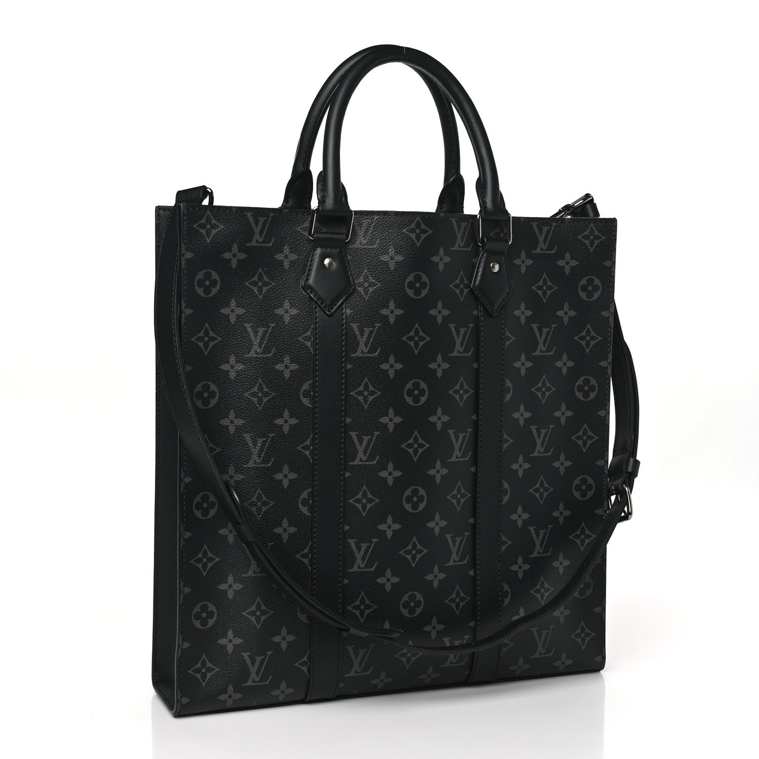Louis Vuitton LOUIS VUITTON Monogram Eclipse Sac Plat 3 of 8
