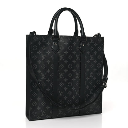 Louis Vuitton LOUIS VUITTON Monogram Eclipse Sac Plat 3 of 8
