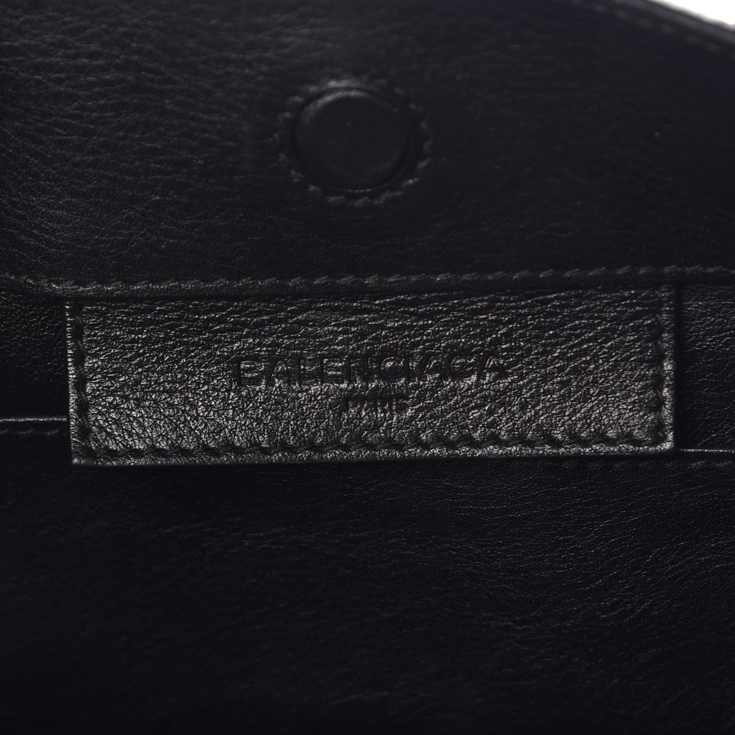 Calfskin Papier Mini A4 Zip Around Tote Black