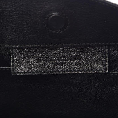 Balenciaga Calfskin Papier Mini A4 Zip Around Tote Black 6 of 7