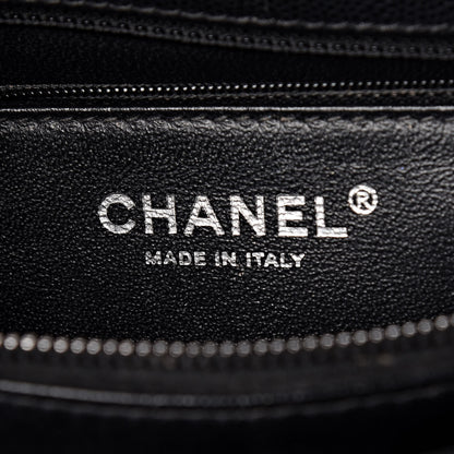Chanel Caviar Lizard Quilted Small Coco Handle Flap Black 7 of 13