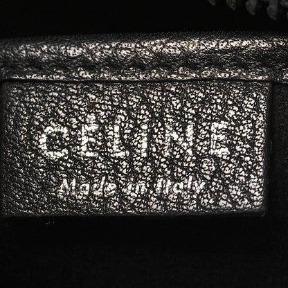 Celine Drummed Calfskin Nano Luggage Black 6 of 11