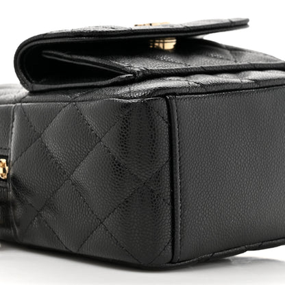 Chanel Caviar Quilted CC Mini Classic Backpack Black 10 of 10