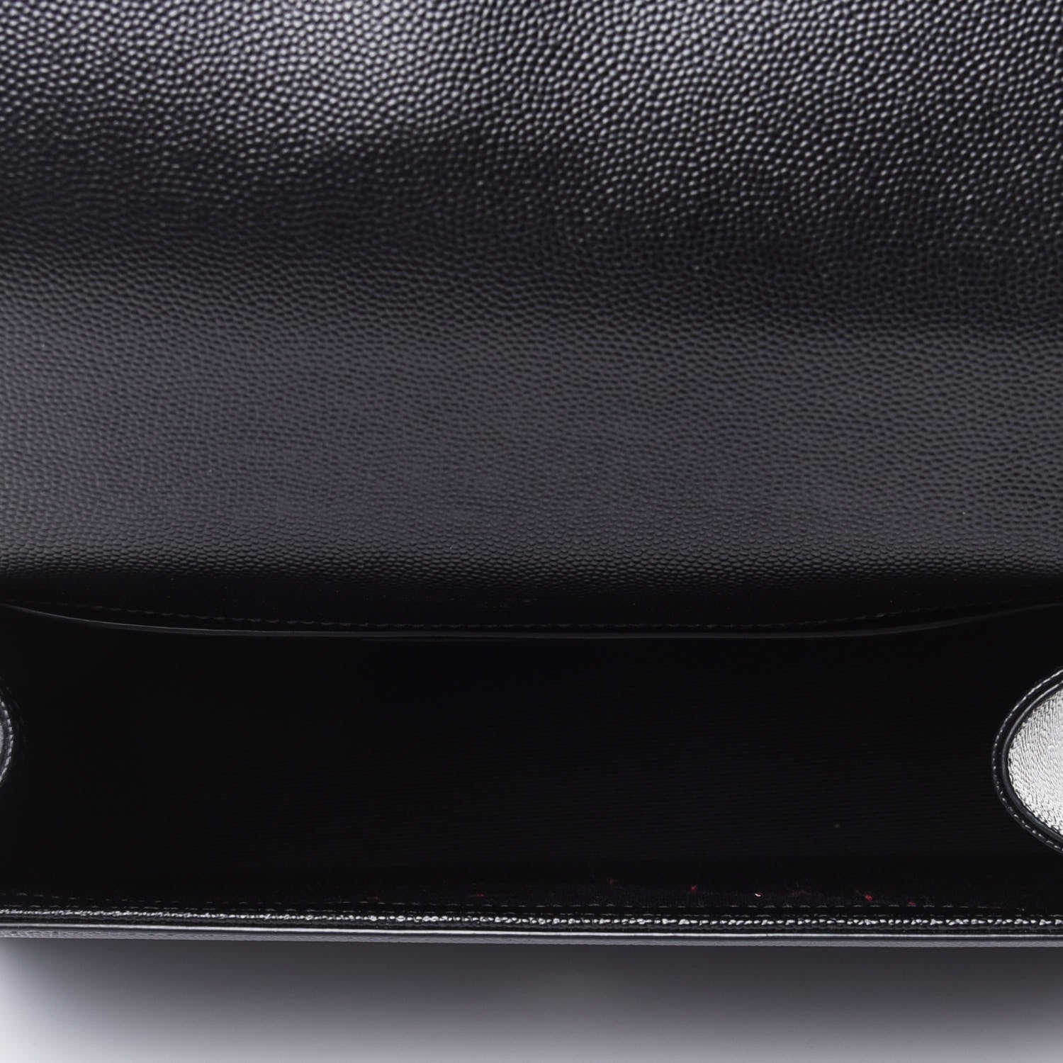 Saint Laurent Grain De Poudre Medium Classic Monogram Kate Satchel Black 4 of 4