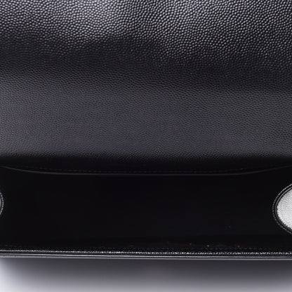 Saint Laurent Grain De Poudre Medium Classic Monogram Kate Satchel Black 4 of 4