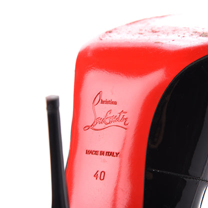 Christian Louboutin Patent Corneille 100 Pumps 40 Black 7 of 9