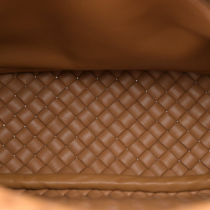 Bottega Veneta Nappa Intreccicio Padded Small Cobble Shoulder Bag Caramel 5 of 11