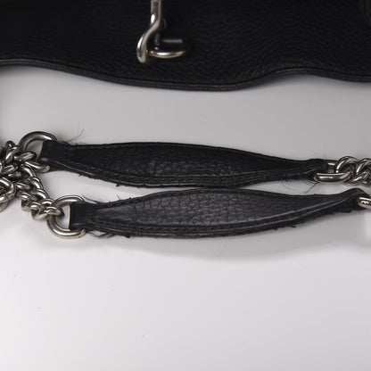 Gucci Pebbled Calfskin Studded Medium Soho Chain Shoulder Bag Black 11 of 15