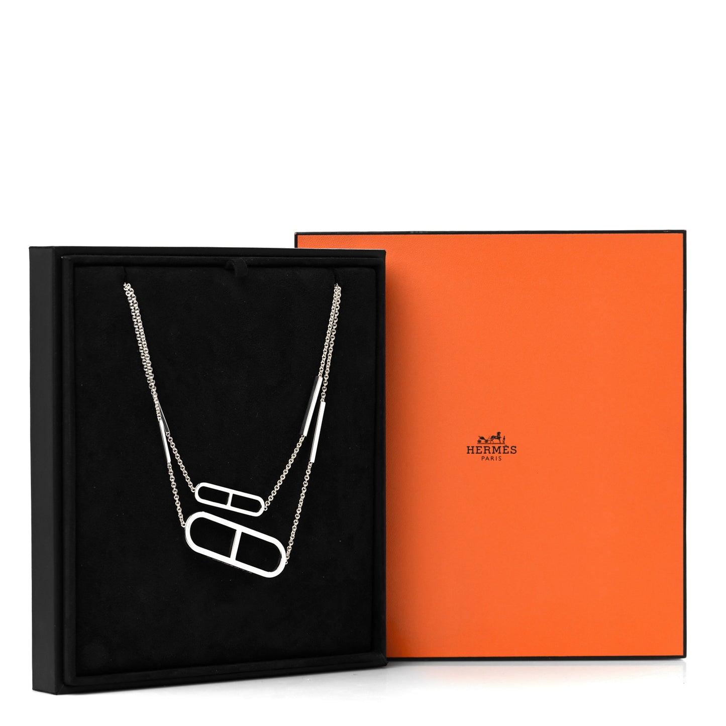 Sterling Silver Ever Chaine d'Ancre Long Necklace 120
