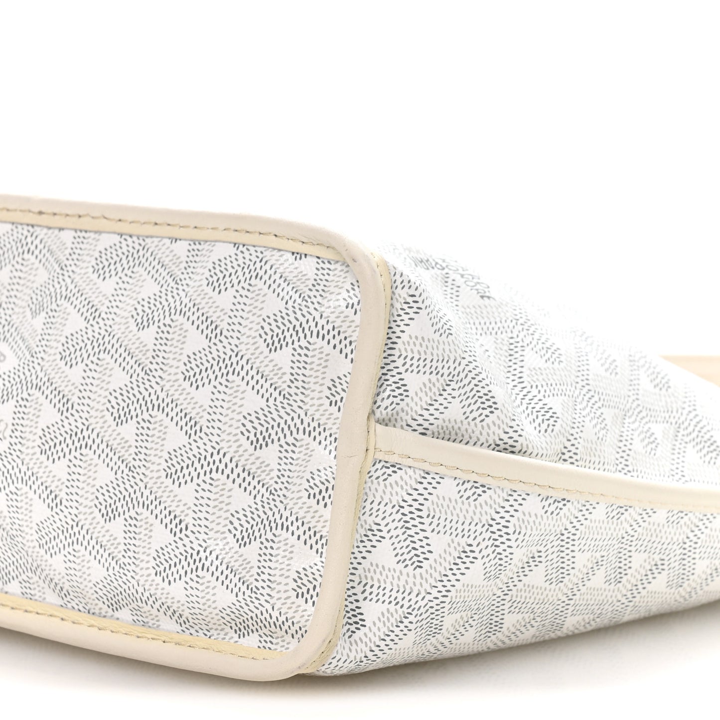 Goyardine Reversible Mini Anjou White
