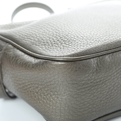 Gucci Metallic Pebbled Calfskin Small Soho Disco Bag Sasso 12 of 12