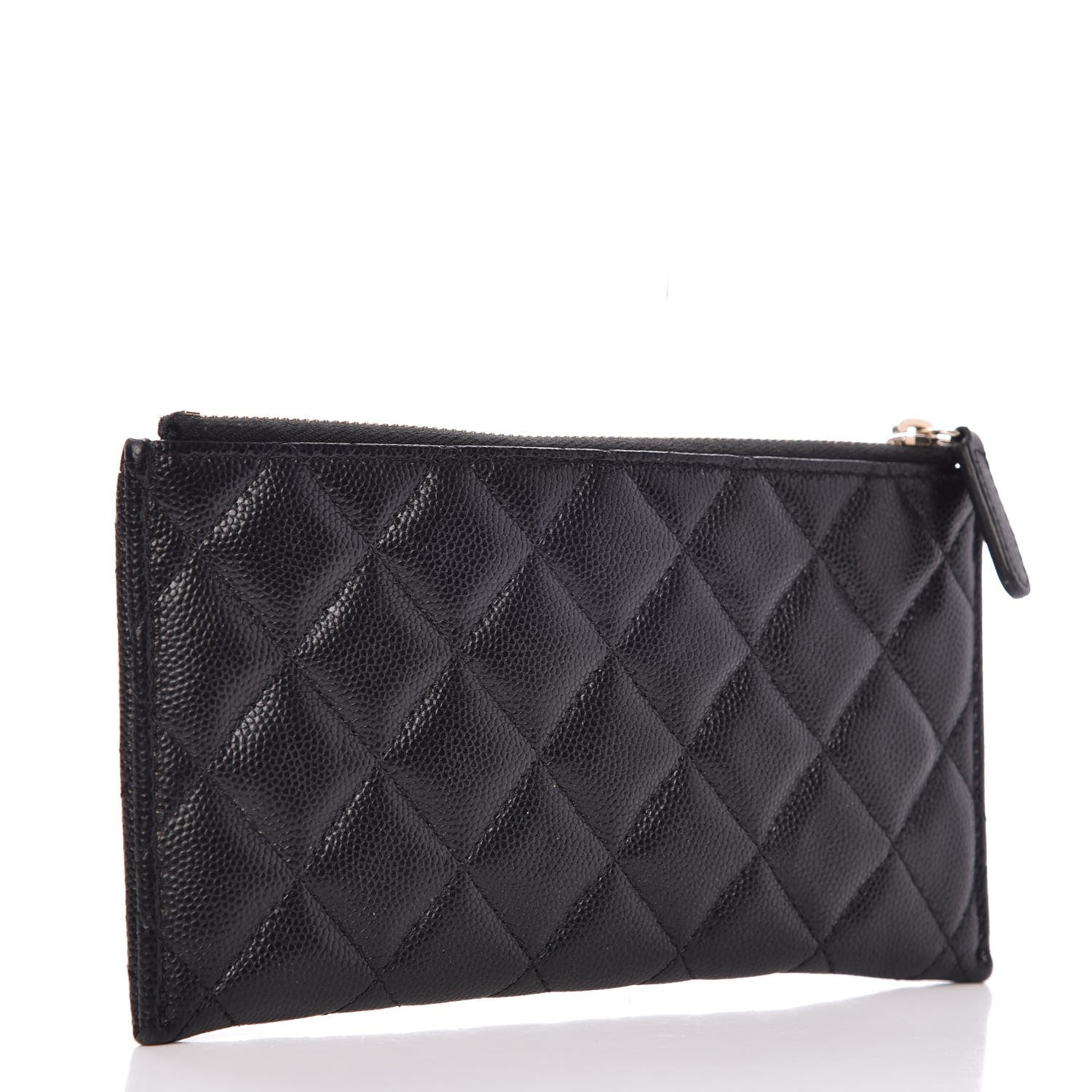Chanel Caviar Quilted Classic Zip Pouch Black 3 of 8