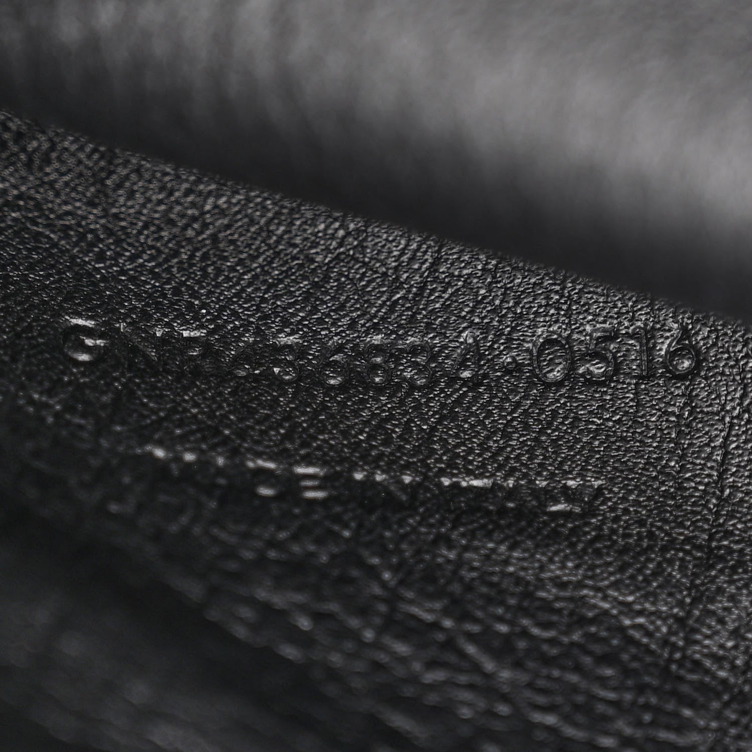 Saint Laurent Smooth Calfskin Crocodile Embossed Baby Monogram Downtown Cabas Black 7 of 12