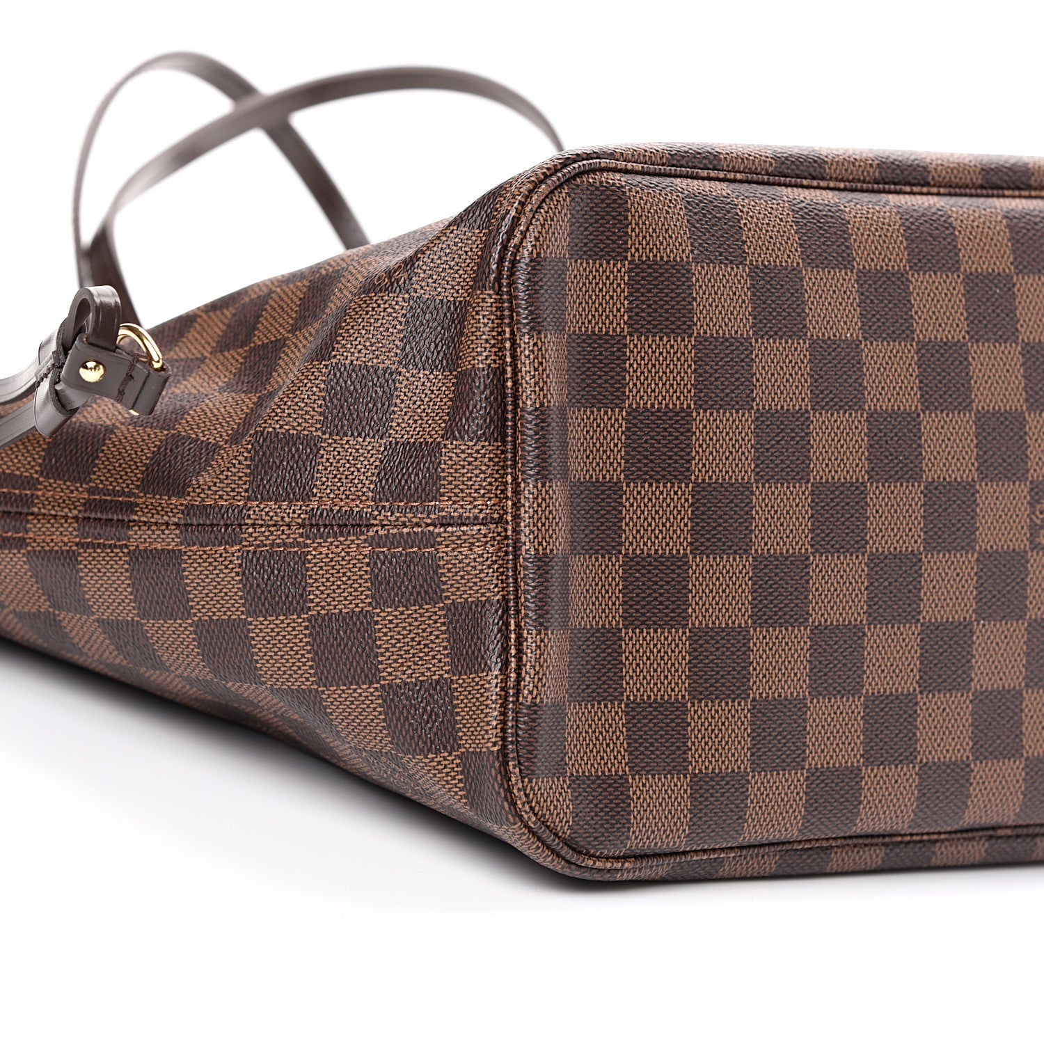 Louis Vuitton Damier Ebene Neo Neverfull MM Rose Ballerine 10 of 12