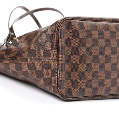 Louis Vuitton Damier Ebene Neo Neverfull MM Rose Ballerine 10 of 12
