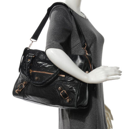 Balenciaga Agneau Giant 21 Rose Gold Hardware City Black 2 of 7