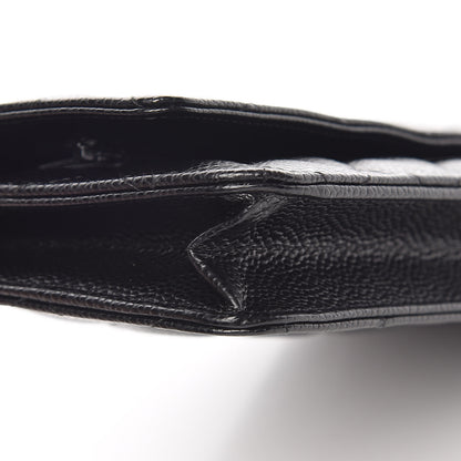 Chanel Caviar Quilted Wallet On Chain WOC Black 9 of 11