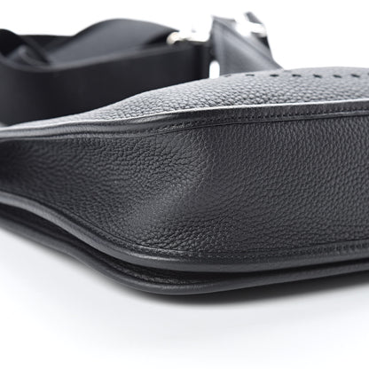 Hermes Taurillon Clemence Evelyne III PM Black 9 of 11