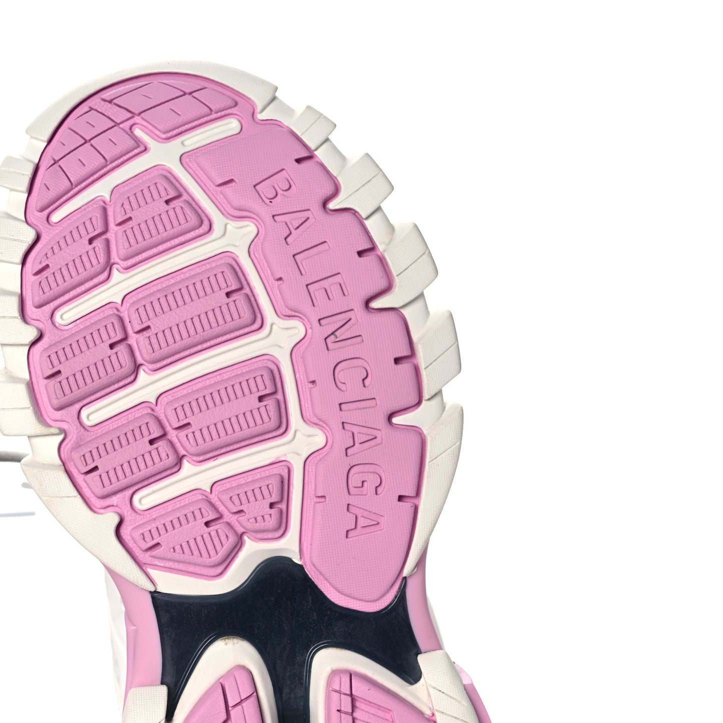 Mesh Rubber Bi-Color Womens Track Sneakers 38 White Pink Grey