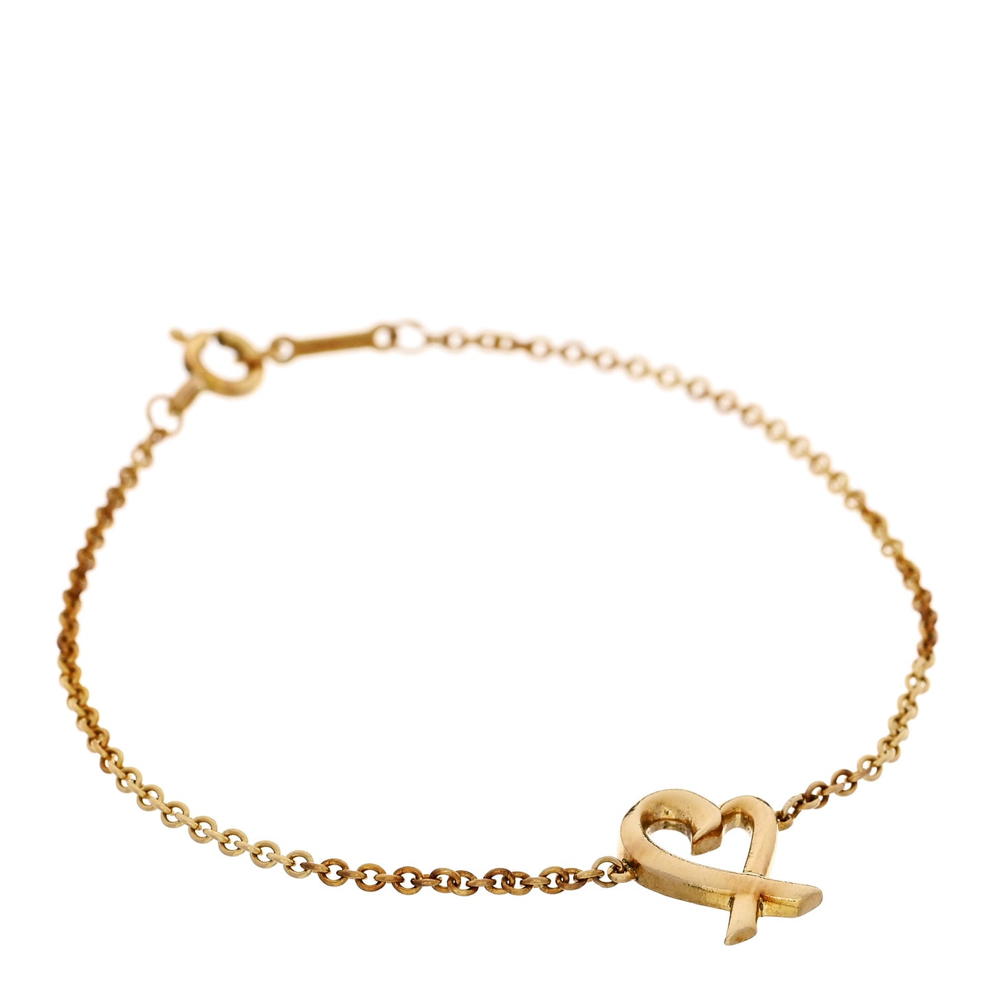 18K Yellow Gold Paloma Picasso Loving Heart Bracelet