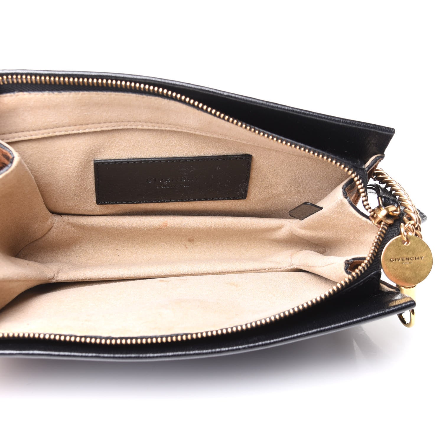 Givenchy Goatskin Suede Cross 3 Crossbody Bag Black Leopard 5 of 14