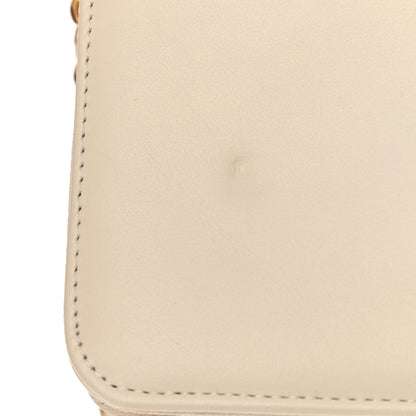 Chanel Caviar Quilted Boy Wallet On Chain WOC White 13 of 16