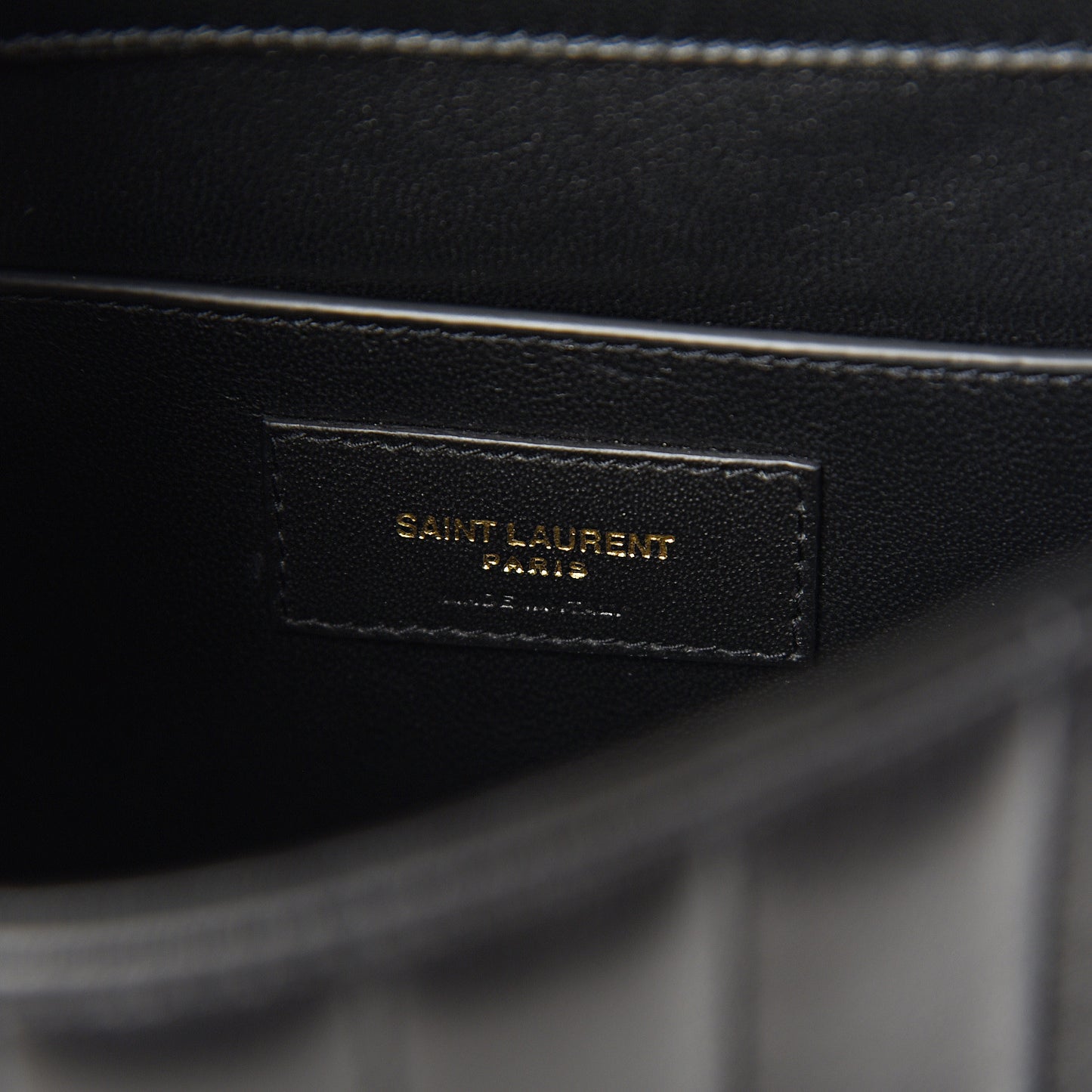 Lambskin Matelasse Monogram Medium Vicky Chain Bag Black