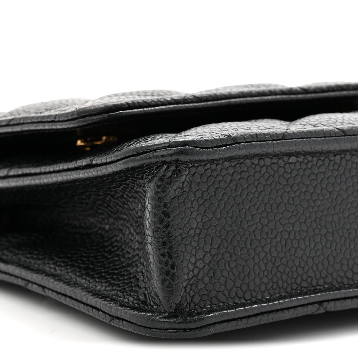 Chanel Caviar Quilted Wallet On Chain WOC Black 10 of 11