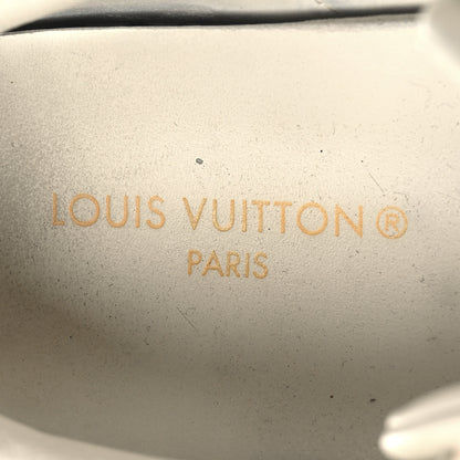 Louis Vuitton Lambskin Embossed Monogram Time Out Sneakers 37 White Pink 9 of 11