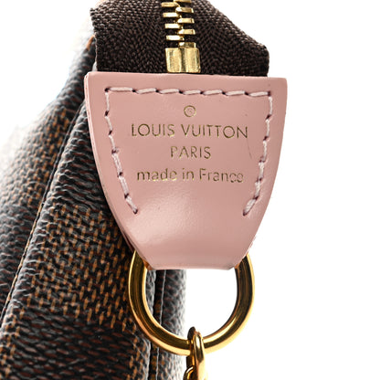 Louis Vuitton Damier Ebene 2020 Christmas Animation Big Wheel Mini Pochette Accessories Rose Ballerine 6 of 8