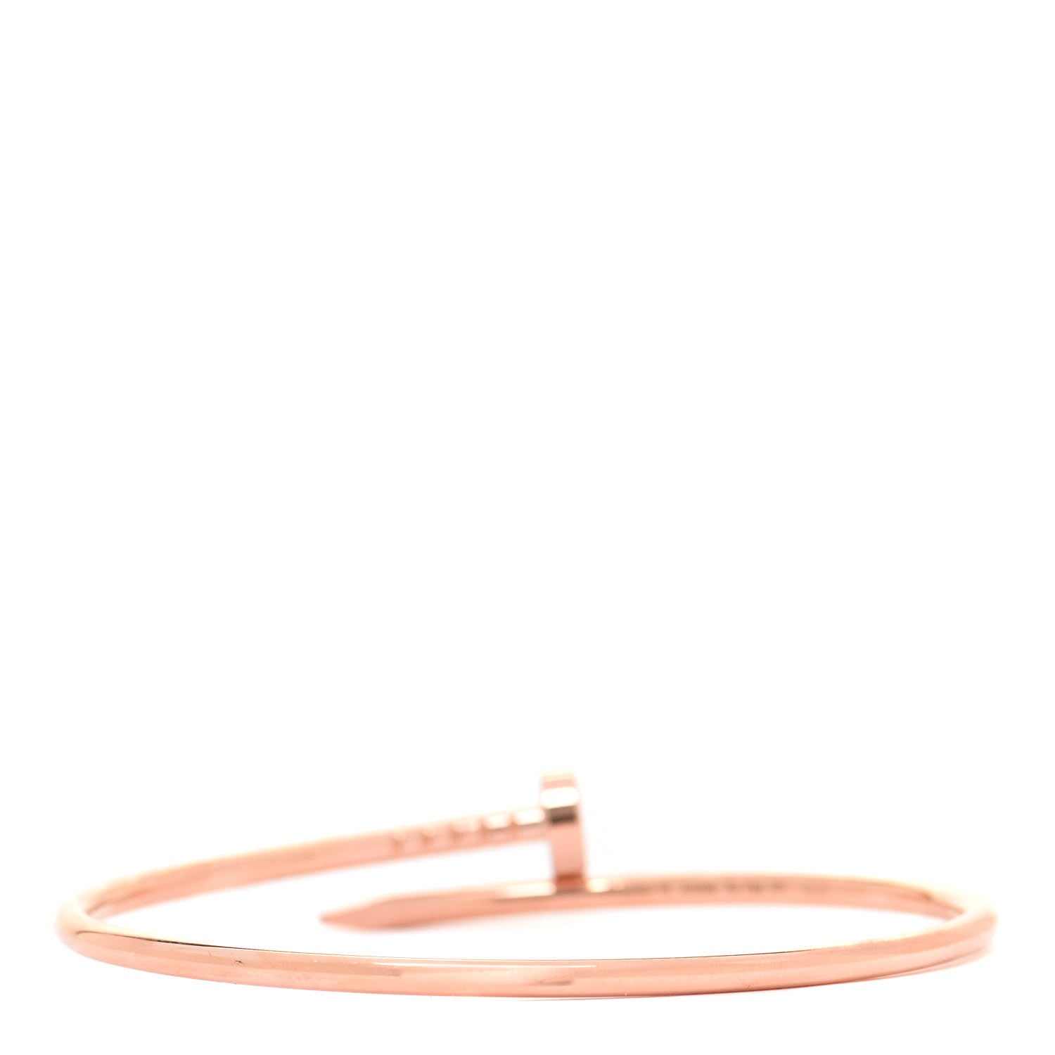 Cartier 18K Pink Gold Small Juste Un Clou Bracelet 16 3 of 5