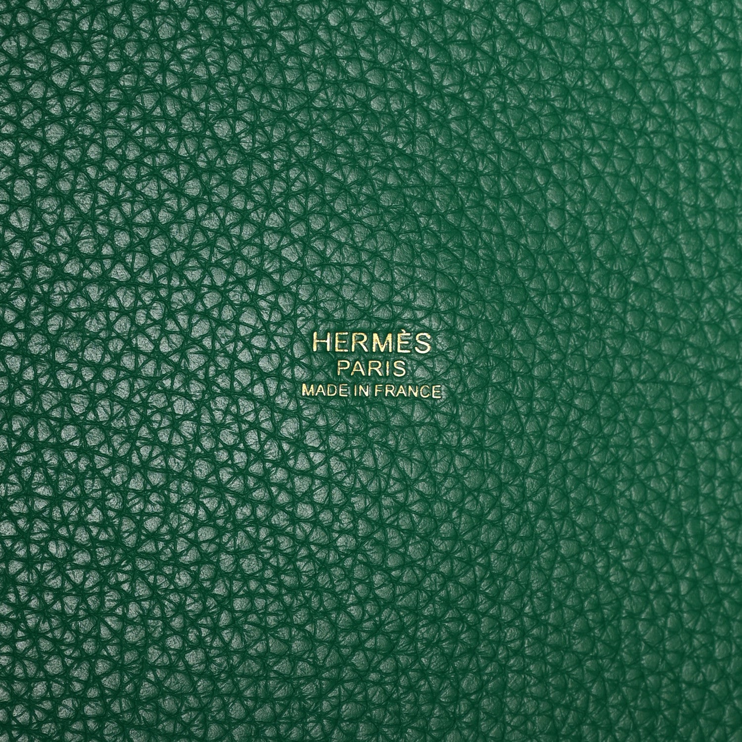 Hermes Taurillon Clemence Picotin Lock 22 MM Vert Vertigo 6 of 10