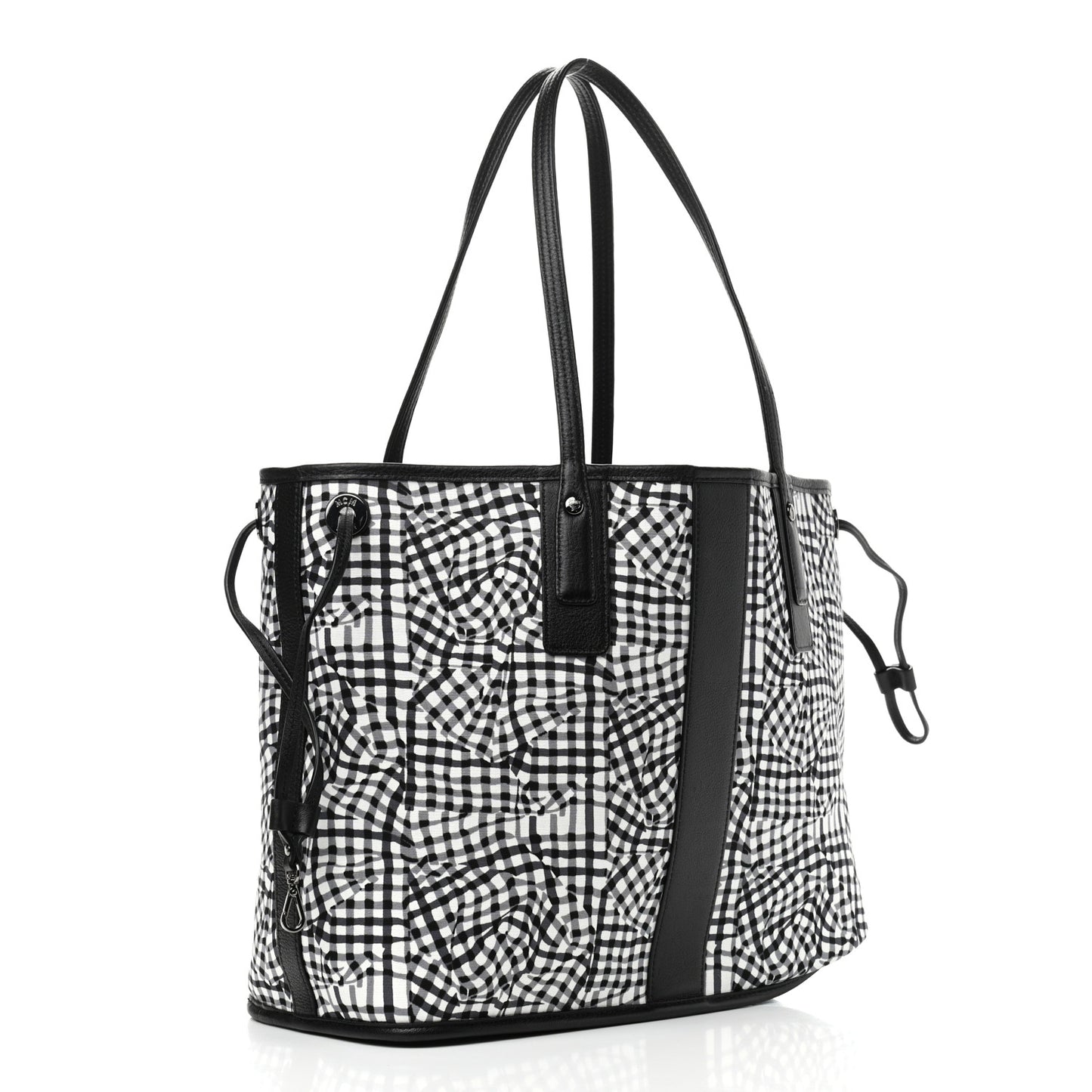 Visetos Medium Liz Reversible Shopper Tote Black