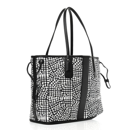 MCM Visetos Medium Liz Reversible Shopper Tote Black 11 of 14