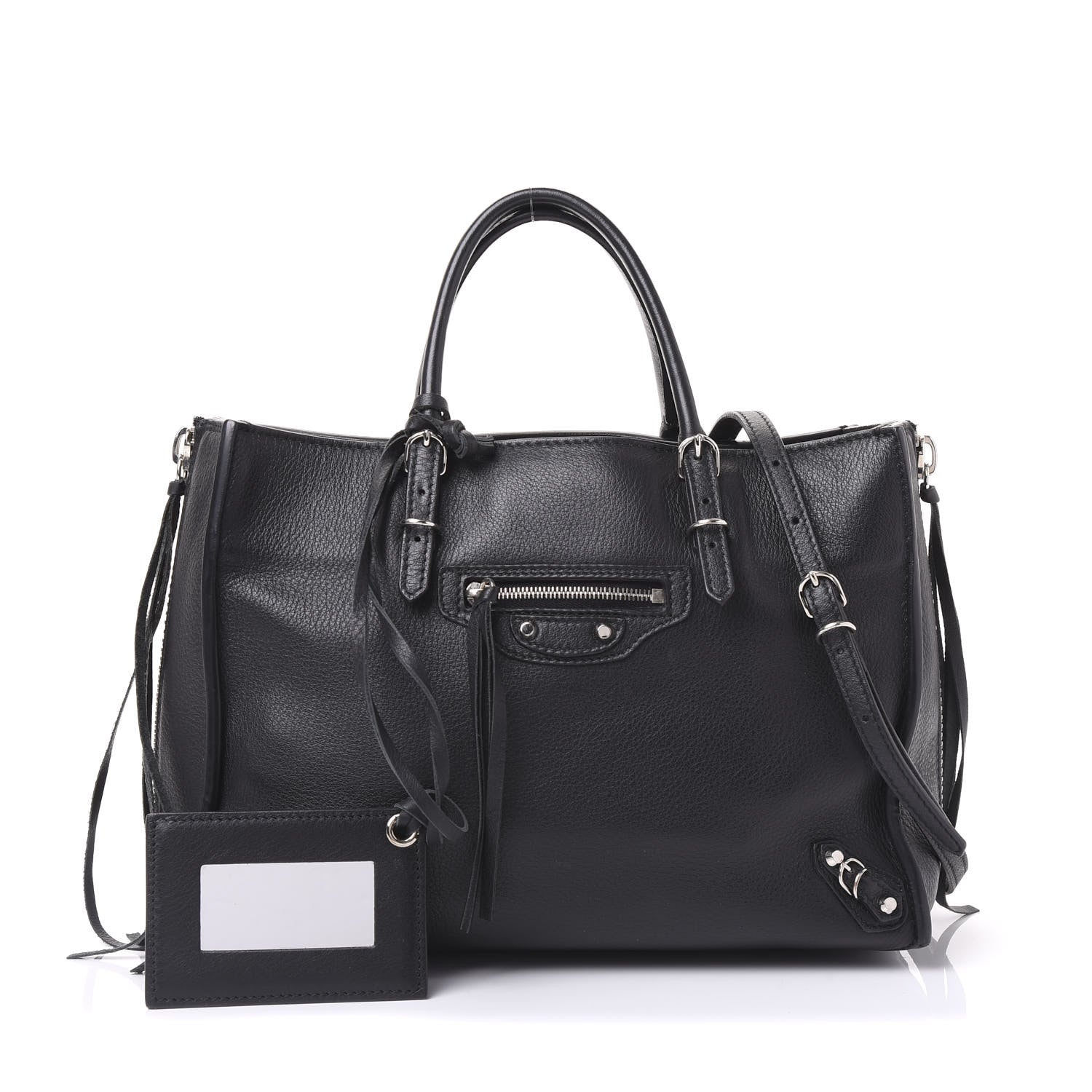 Balenciaga Veau Papier A6 Zip Around Tote Black 1 of 10