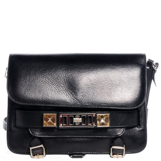 Proenza Schouler Leather PS11 Classic Shoulder Bag Black 1 of 13