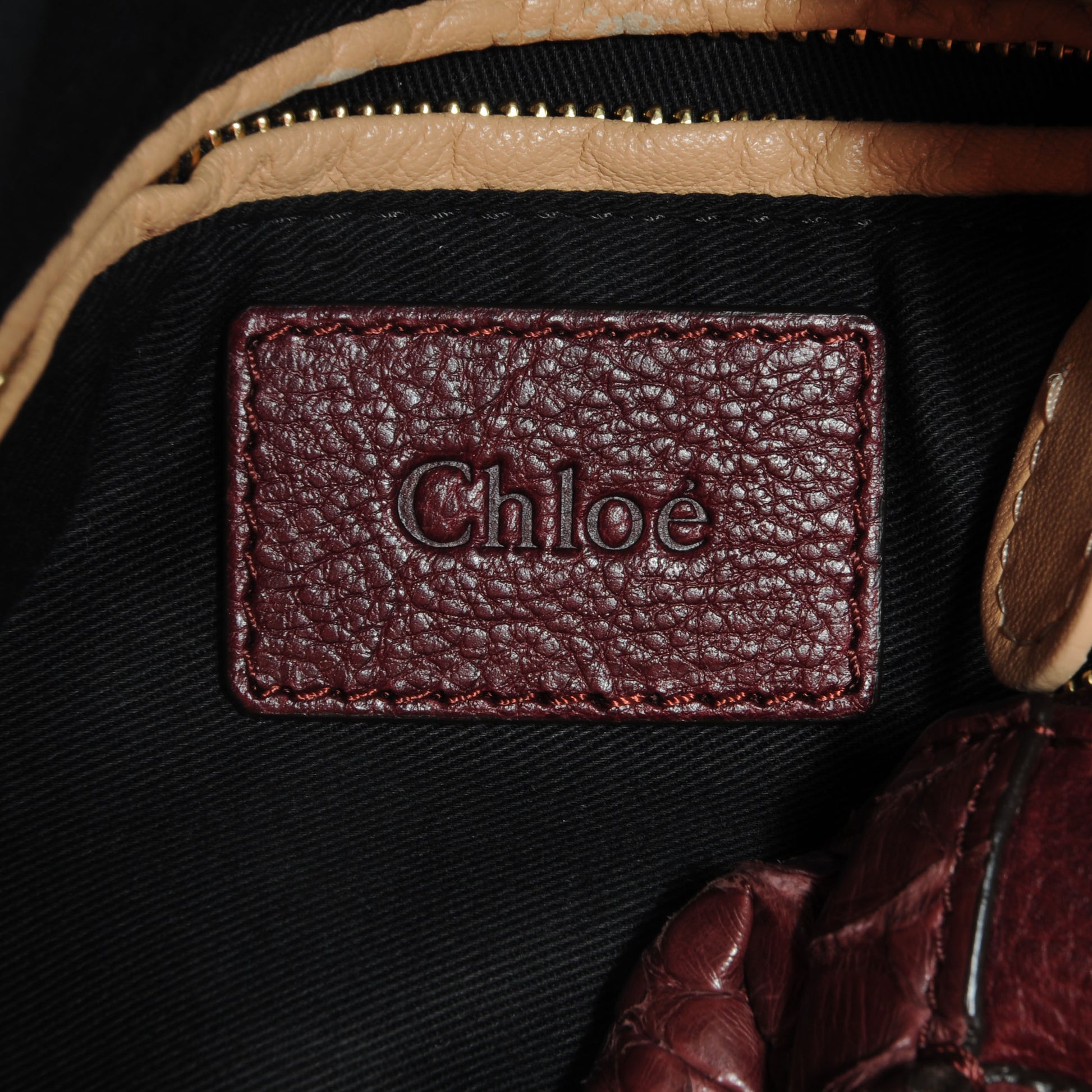 Chloe Python Medium Paraty Plum Purple 6 of 9