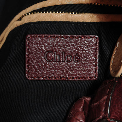 Chloe Python Medium Paraty Plum Purple 6 of 9