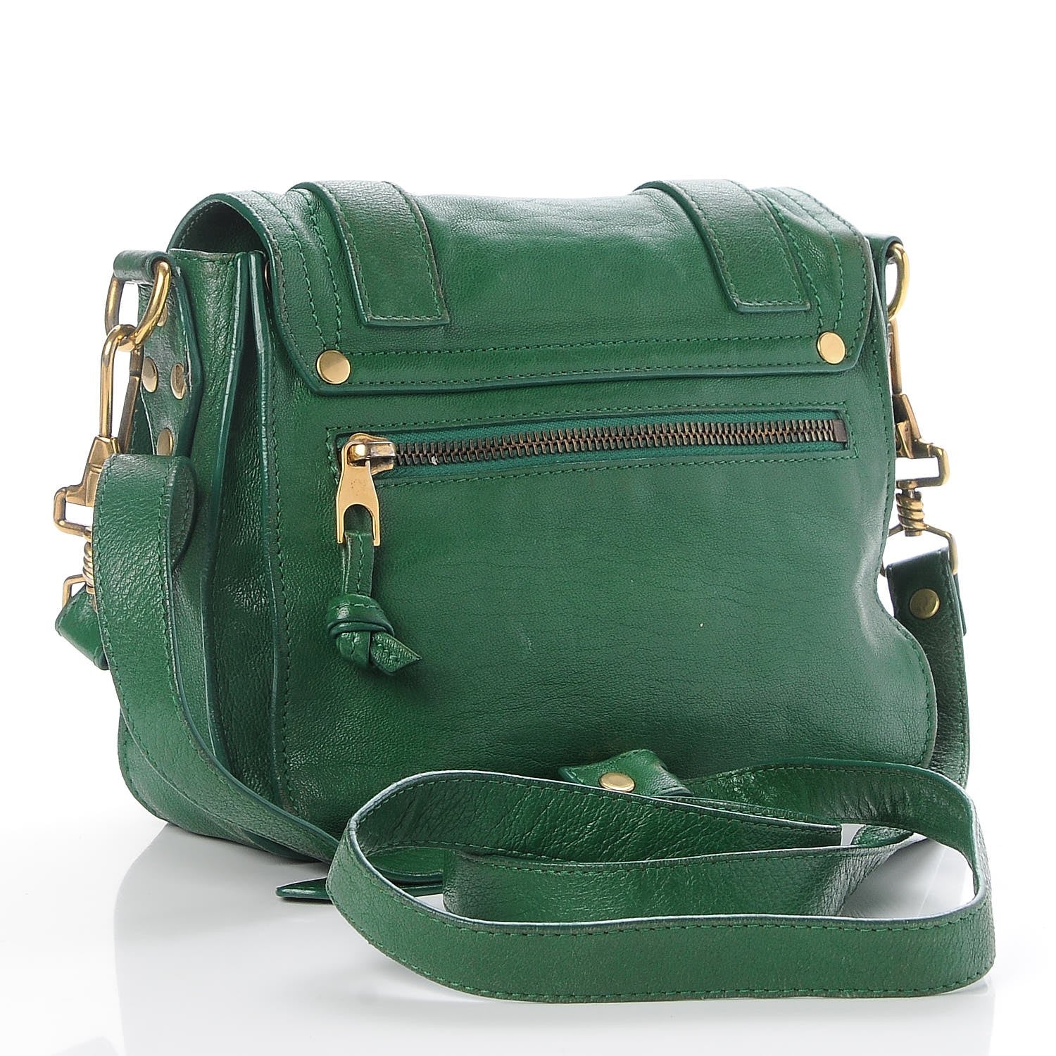Proenza Schouler Lambskin PS1 Mini Pouch Messenger Watermelon 3 of 11
