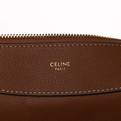 Celine Supple Calfskin Medium Romy Shoulder Bag Tan 4 of 13