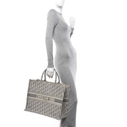 Christian Dior Oblique Large Book Tote Grey 2 of 11